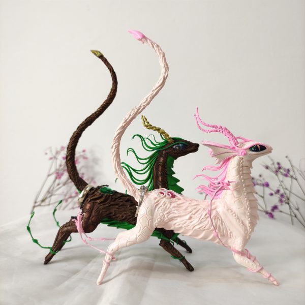 Wedding ring holders Dragons