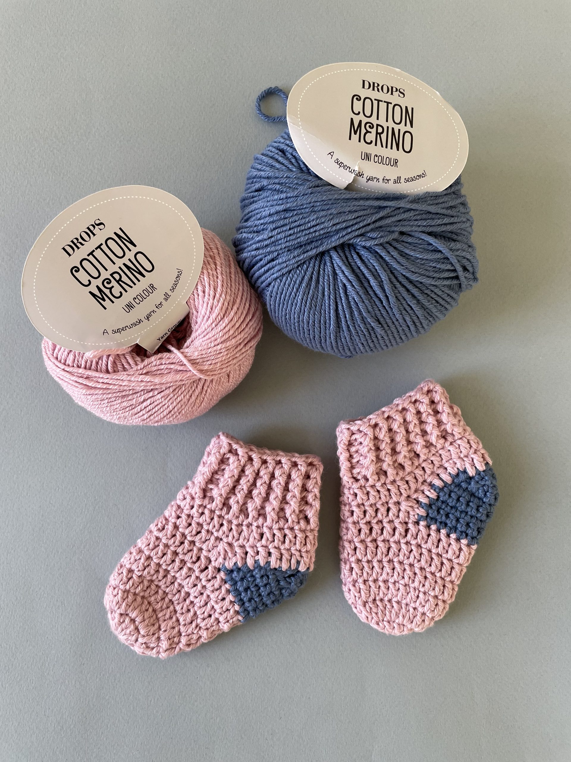 Crochet baby socks step by step sale