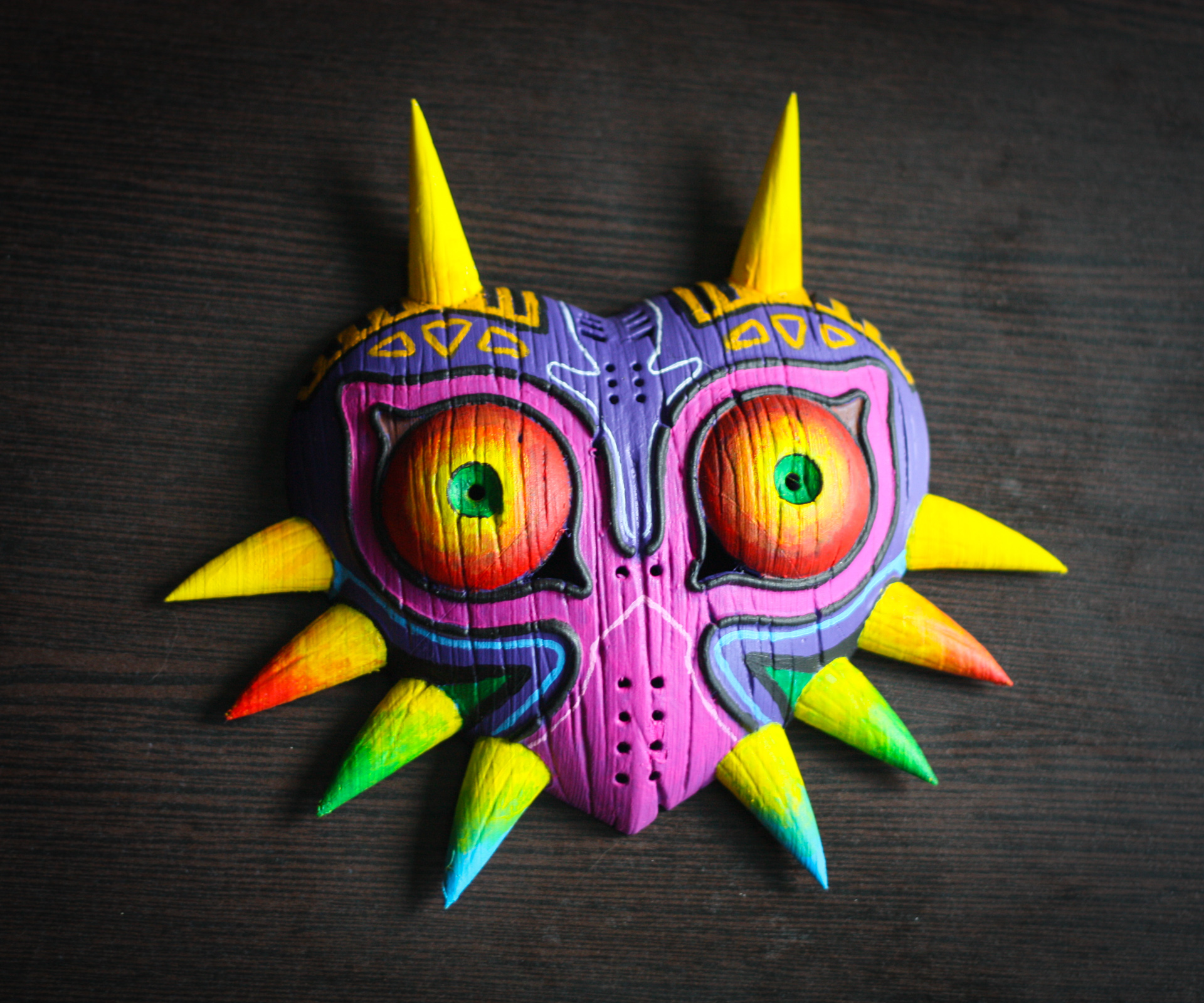 FRAMED Legend of Zelda Majora's Mask - paper cut art