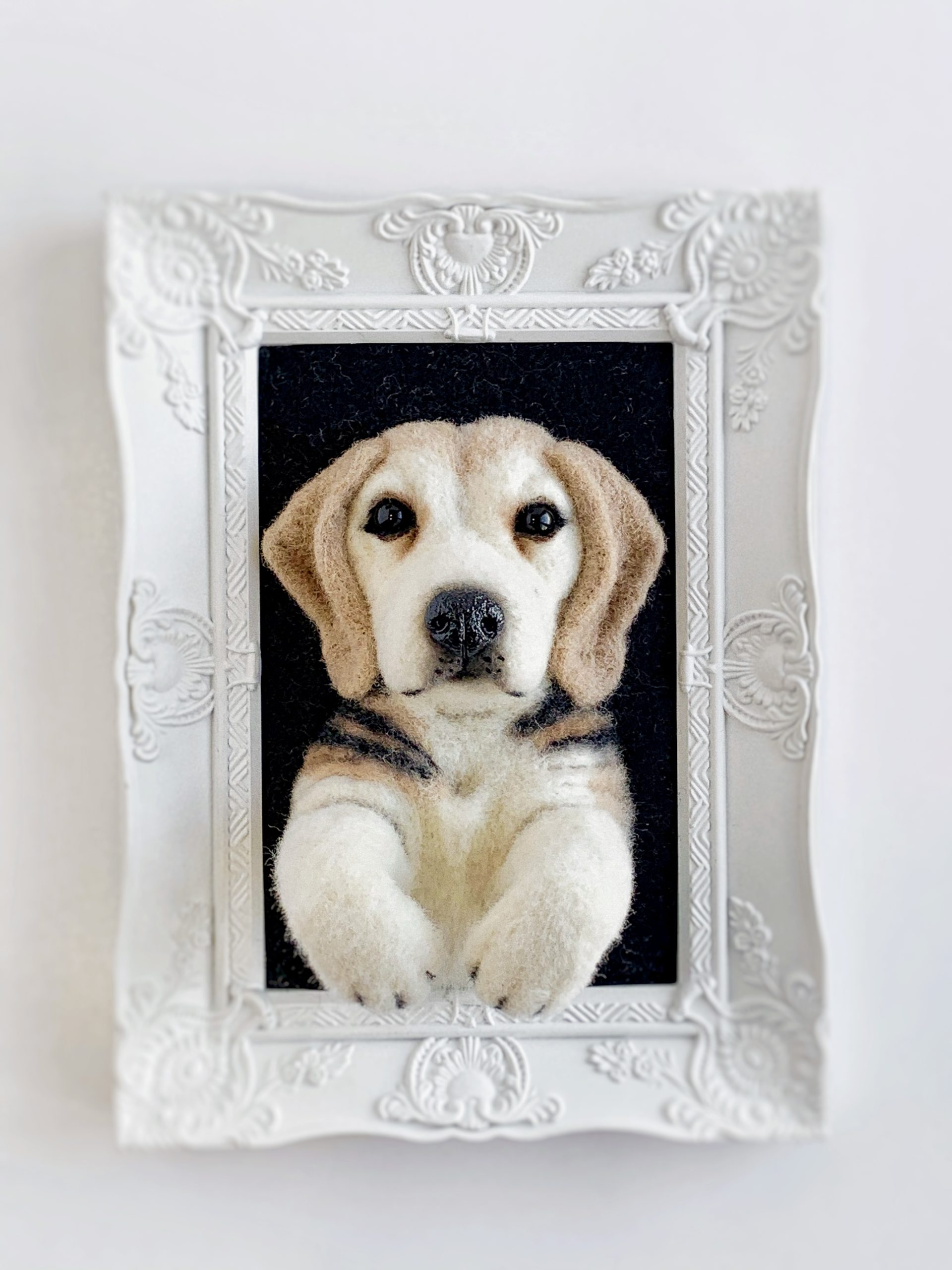 Beagle portrait from photo