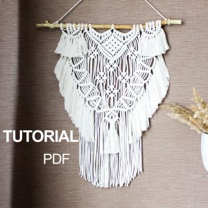 Macrame wall hanging pattern