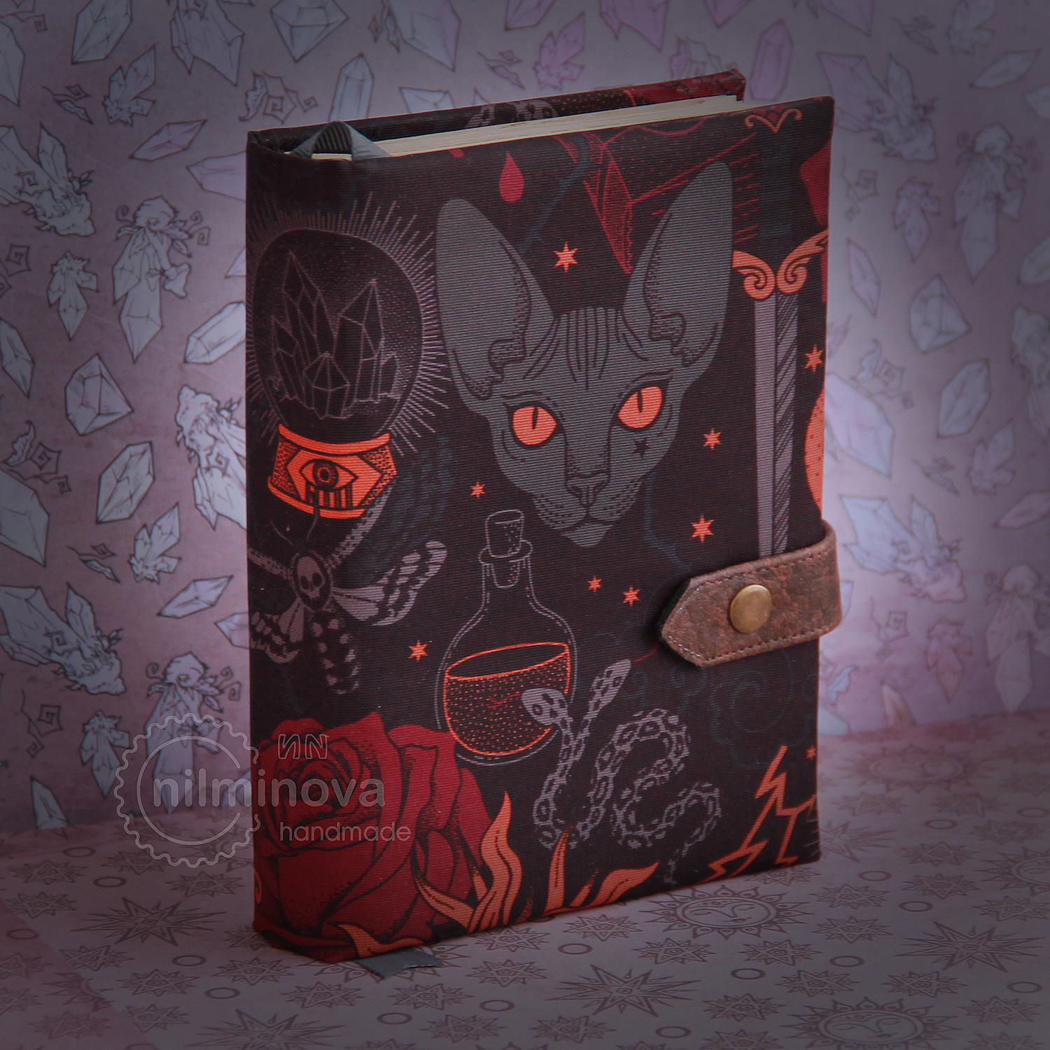 Sphynx cat notebook Witch journal Magic Sacred book Alchemy