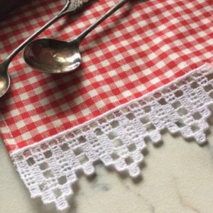 FSL edging border embroidery designs, decor for kitchen towels