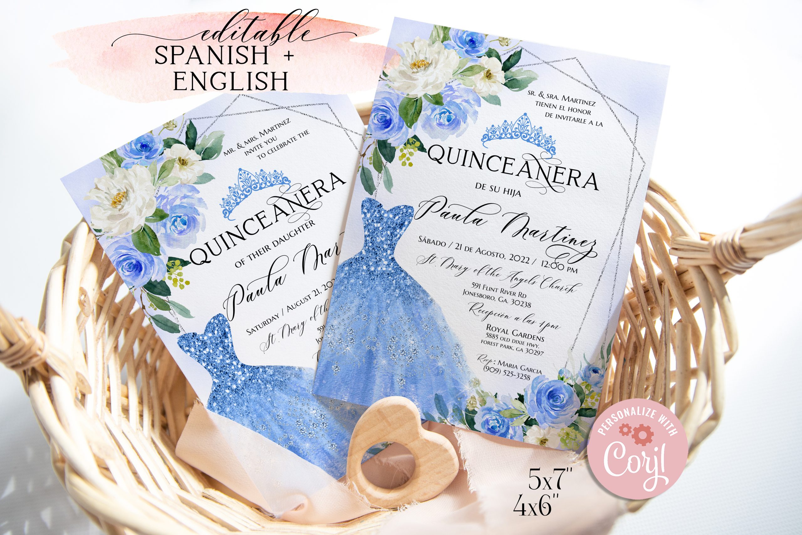 Glitz | Quinceañera Invitations