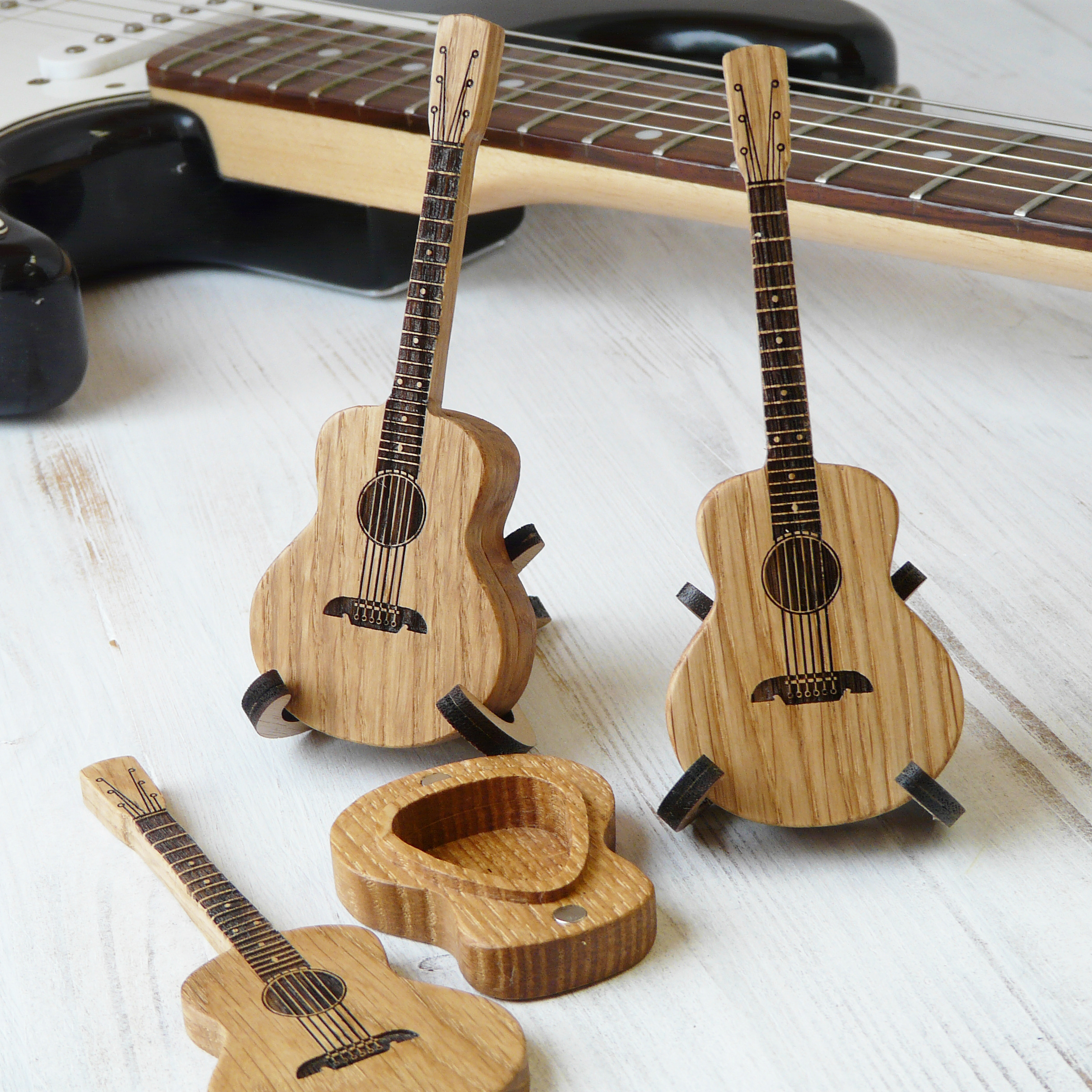 Plettri per chitarra in legno personalizzati per amante della