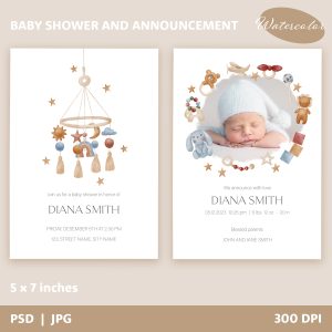 Baby Announcement & Baby Shower Cards With Photo