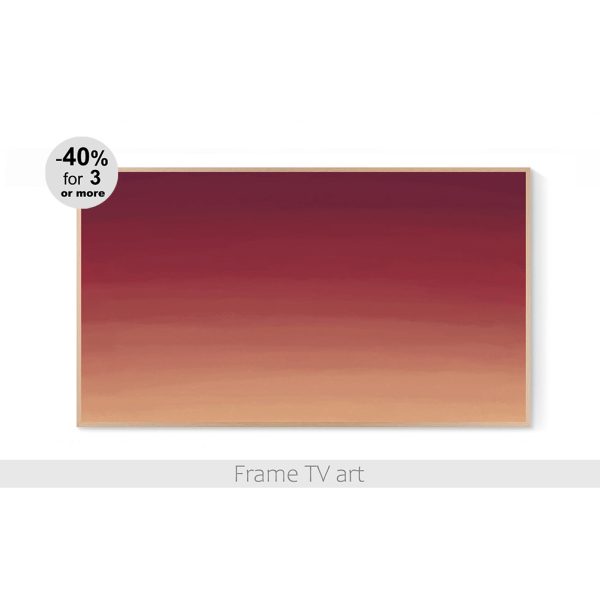 Samsung Frame TV art painting sky landscape 4K 138