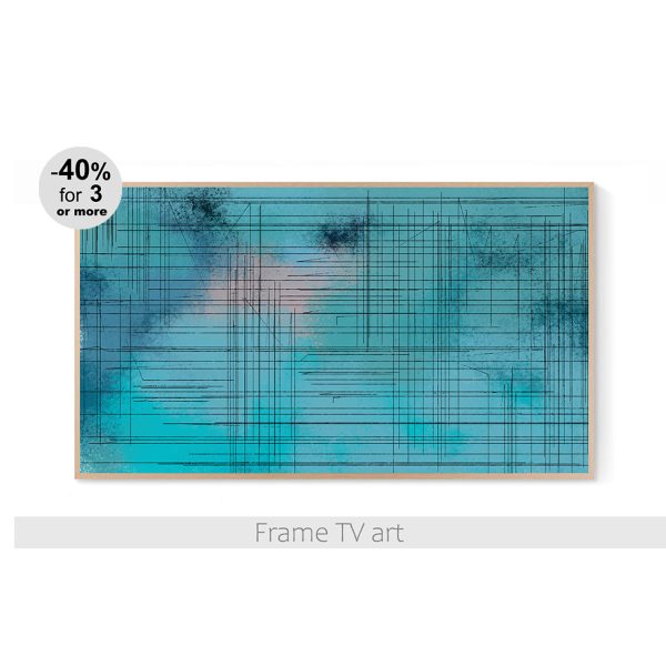 Samsung Frame TV art abstract painting 139
