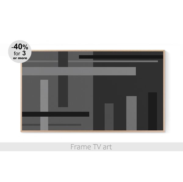 Samsung Frame TV art abstract geometric 151