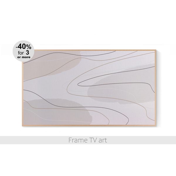 Samsung Frame TV art abstract 162