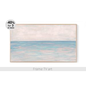 Samsung Frame TV art landscape seascape painting 471