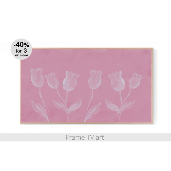 Samsung Frame TV art botanical painting 478