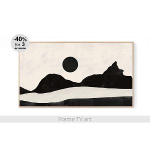 Samsung Frame TV art landscape mountains boho 482