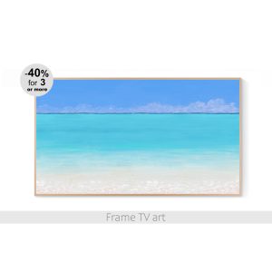 Samsung Frame TV art landscape seascape painting 503