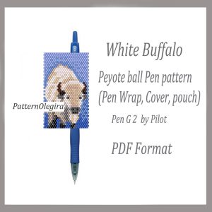WHITE BUFFALO bead pattern PDF file