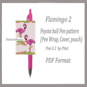 FLAMINGO 2 bead pattern PDF file