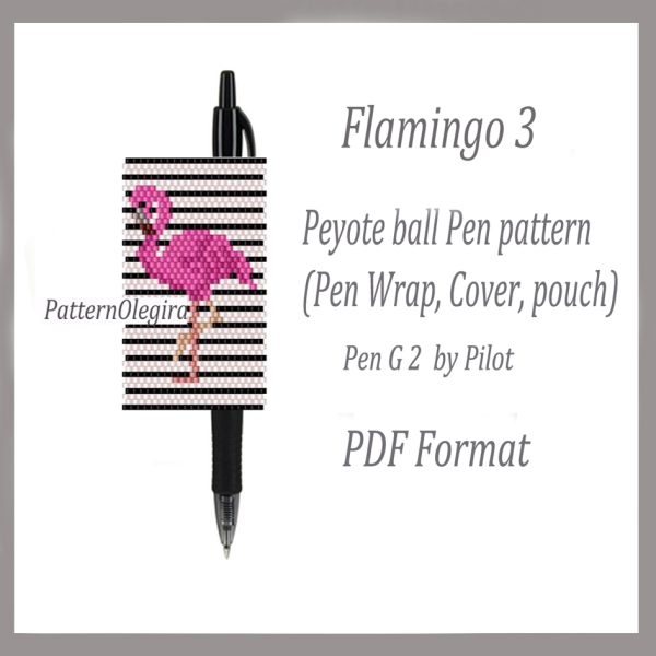 FLAMINGO 3 bead pattern PDF file