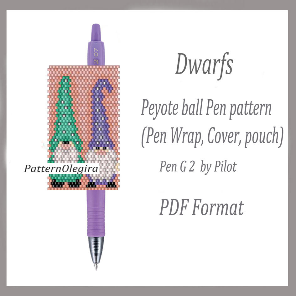 DWARFS bead pattern PDF file Bead cover pen pilot G2 1 DWARFS bead pattern PDF file