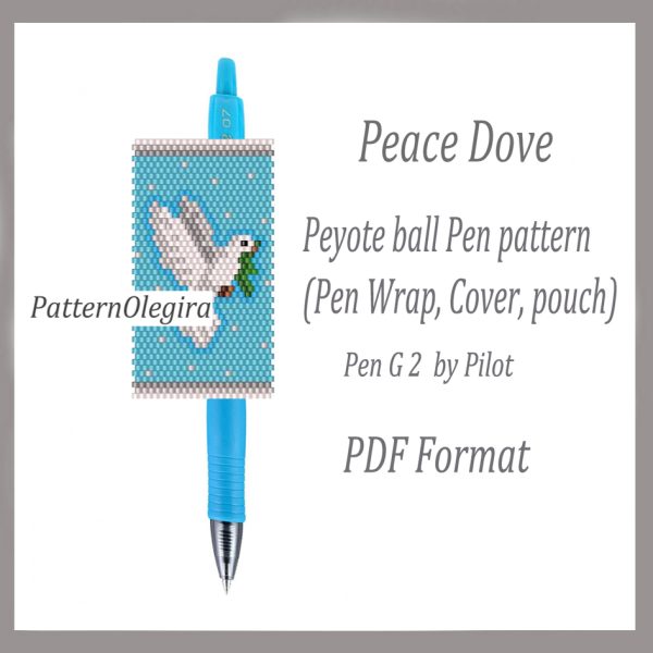PEACE DOVE bead pattern PDF file