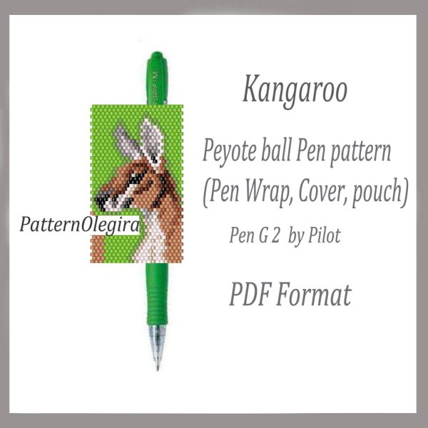 KANGAROO bead pattern PDF file