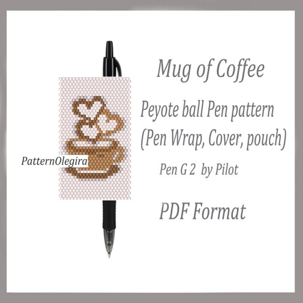 MUG OF COFFEE bead pattern PDF file
