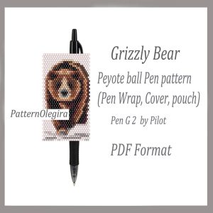 GRIZZLY BEAR bead pattern PDF file