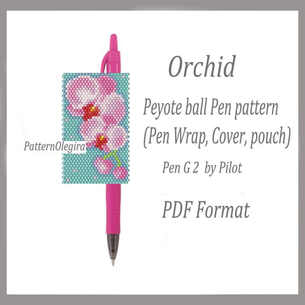 ORCHID bead pattern PDF file