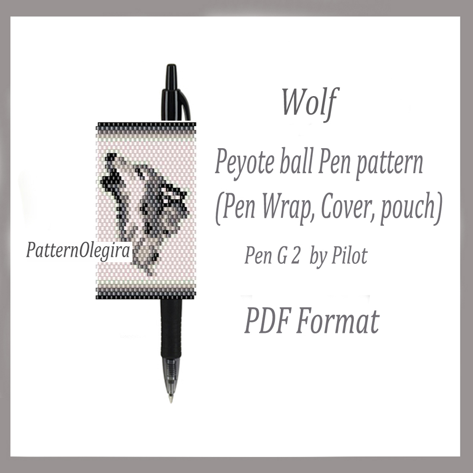 PATTERN Eyes of the Wolf Pen Wrap 