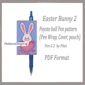 EASTER BUNNY 2 bead pattern PDF file
