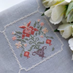 Pomegranate tree cross stitch pattern