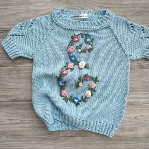 sweater with initial