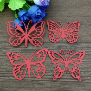 4 pcs Butterfly Metal Cutting Dies for Scrapbooking, Cut Die Mold, Scrapbooking Die, Paper Craft Cutting Die