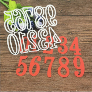 Numbers Letter Metal Cutting Dies for Scrapbooking, Cut Die Mold, Scrapbooking Die, Paper Craft Cutting Die