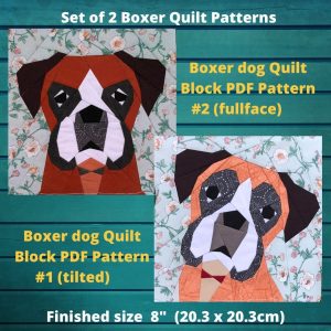 Set of 2 Boxer Quilt