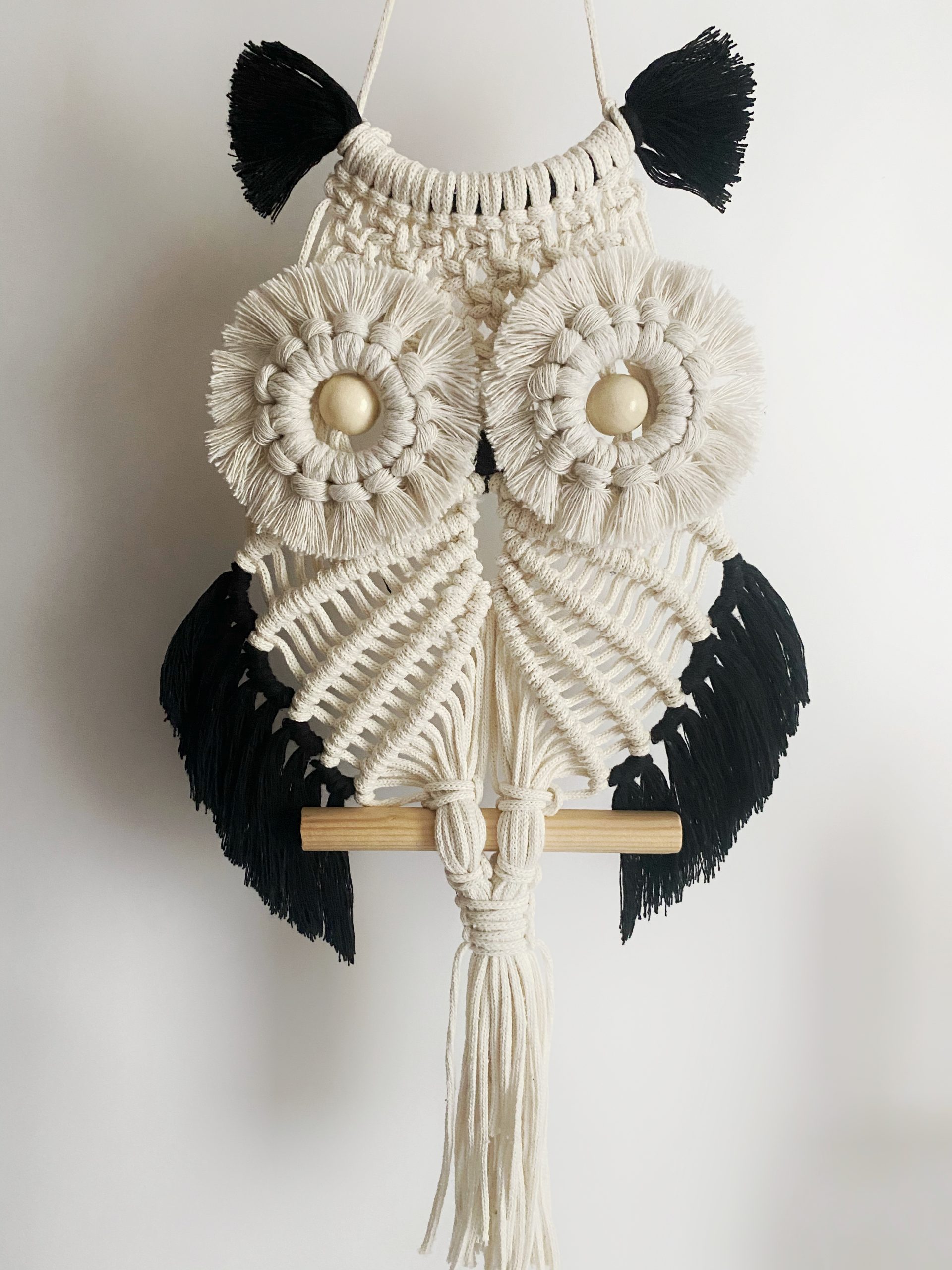 Macrame Pattern PDF Tutorial Download DIY Feather Fringe Wall