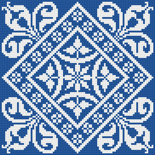 Monochrome Sampler Vintage Cross Stitch PDF
