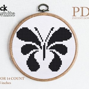 Butterfly cross stitch pattern PDF