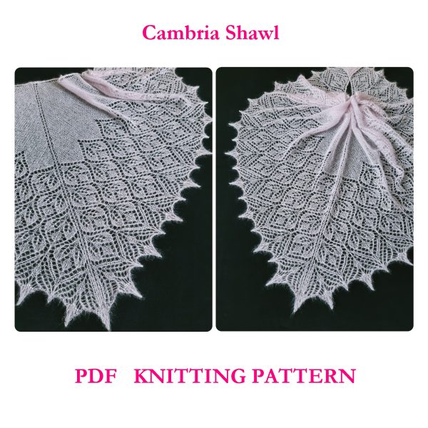 wedding lace shawl knitting pattern