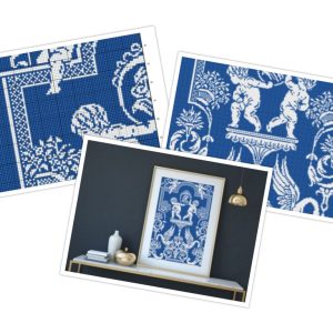 Monochrome Sampler Vintage Cross Stitch PDF