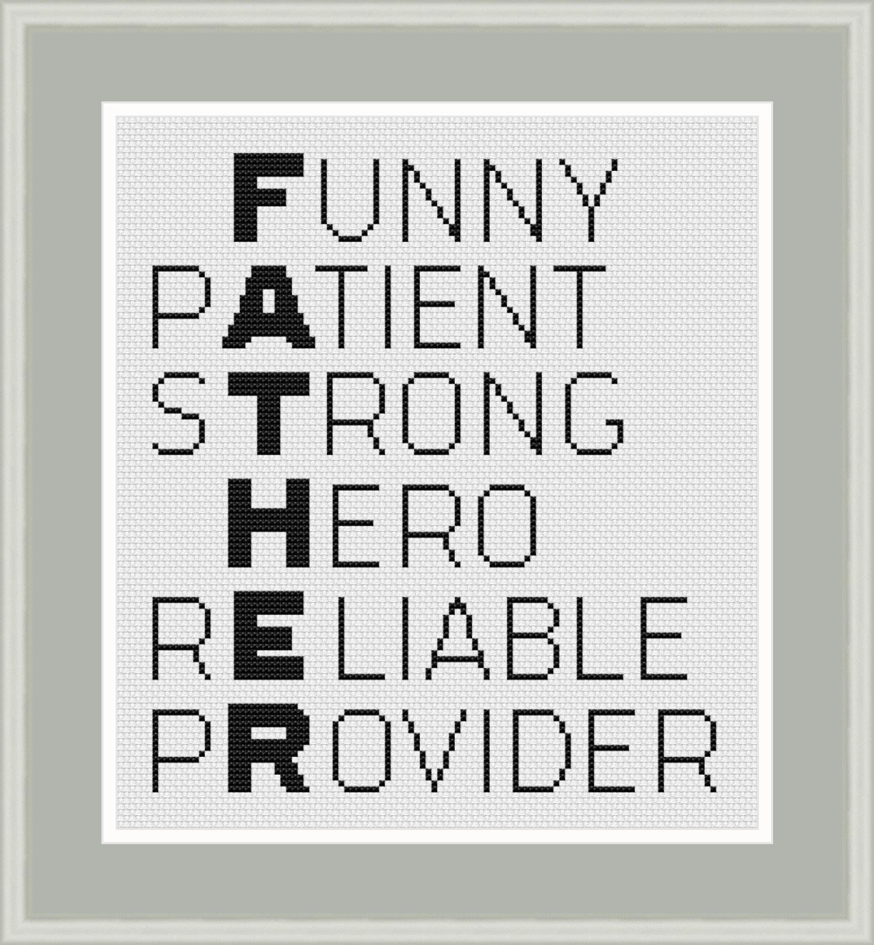 Father Cross Stitch pattern PDF, Father’s Day XStitch design 8 Father’s Day Cross Stitch pattern