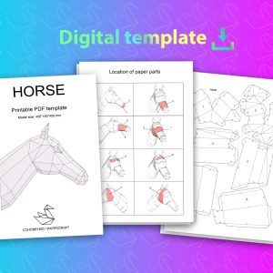 horse papercraft