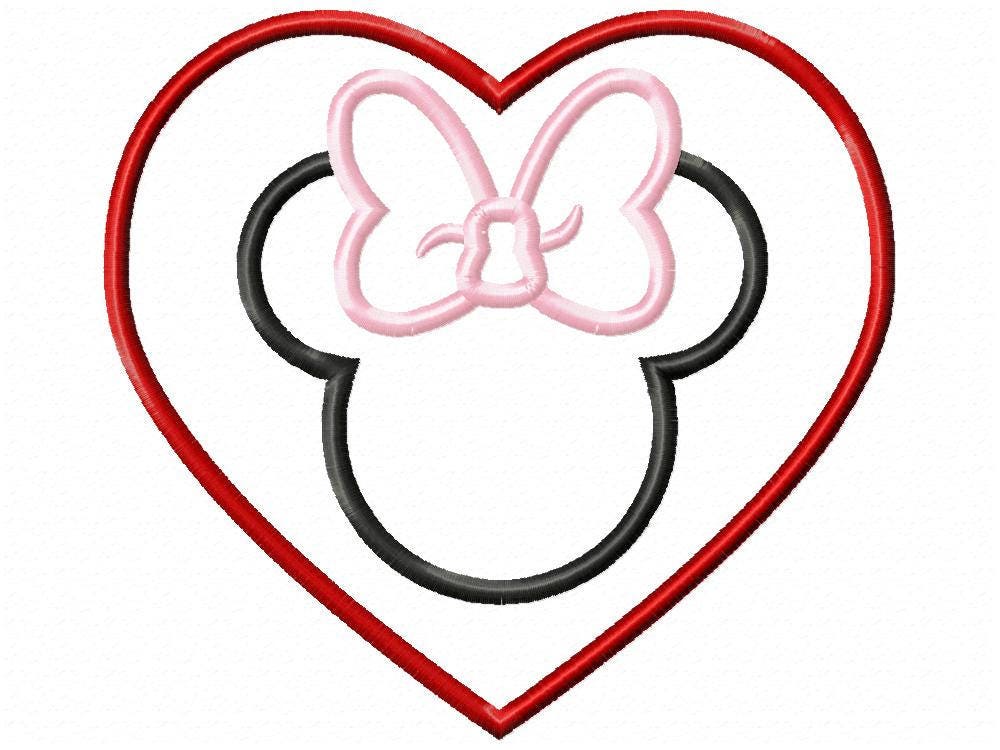 Mouse head Machine embroidery design 2 Mouse head Machine embroidery design - Image 2