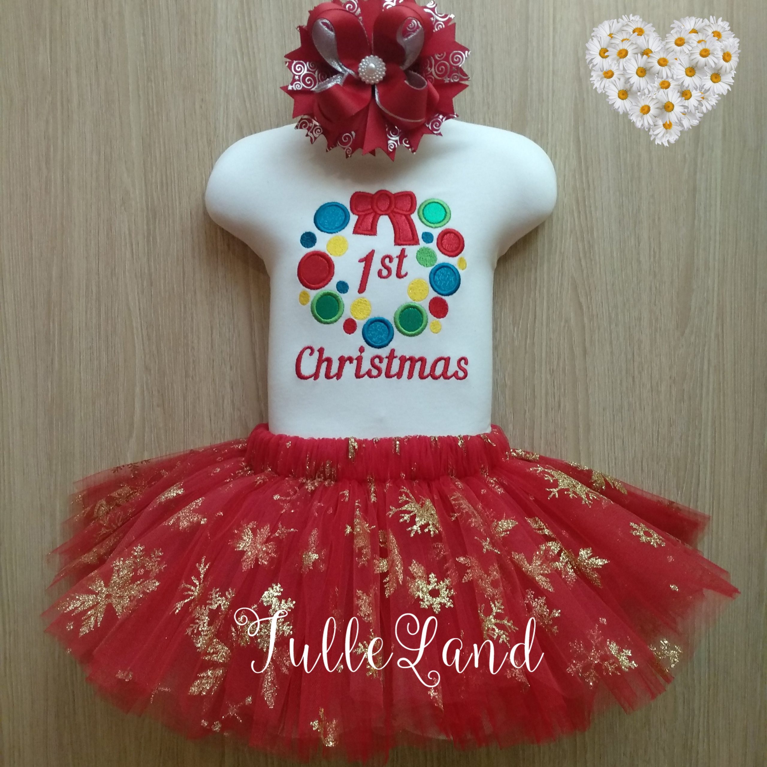 Christmas Wreath with Bow Machine embroidery design 5 Christmas Wreath with Bow Machine embroidery design - Image 5