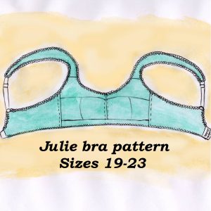 Underwire bra sewing pattern, Wired bra pattern, Small size