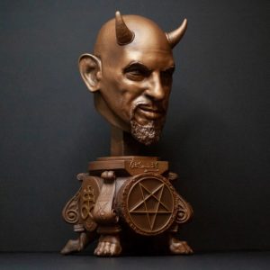 Anton LaVey statuette