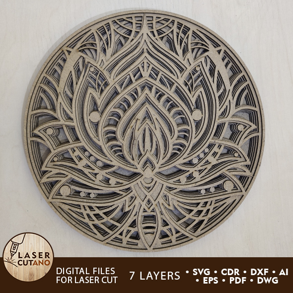 30 Wooden Lamp Design Digital File for Laser Cut and CNC 