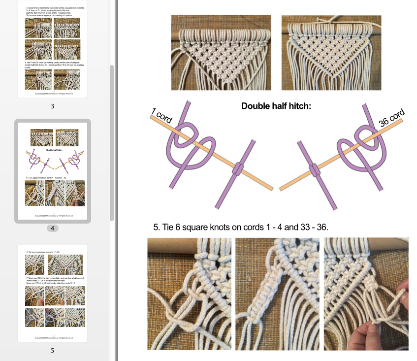 Macrame Pattern - PDF Download - Mini Owl Keychain - ENGLISH – Macrame  Spaghetti