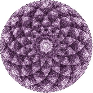 Mandala String art patterns PDF. String art template
