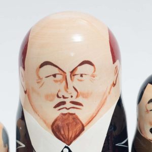 Nesting doll Lenin and other political leaders