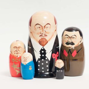 Nesting doll Lenin and other political leaders